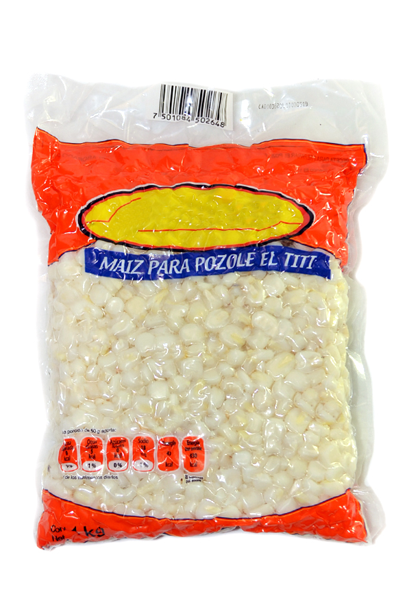 Bolsa Pozole, alto vació y termoformado